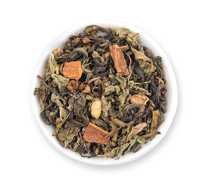 Tulsi Cinnamon Green Tea (Premium Loose Leaf)
