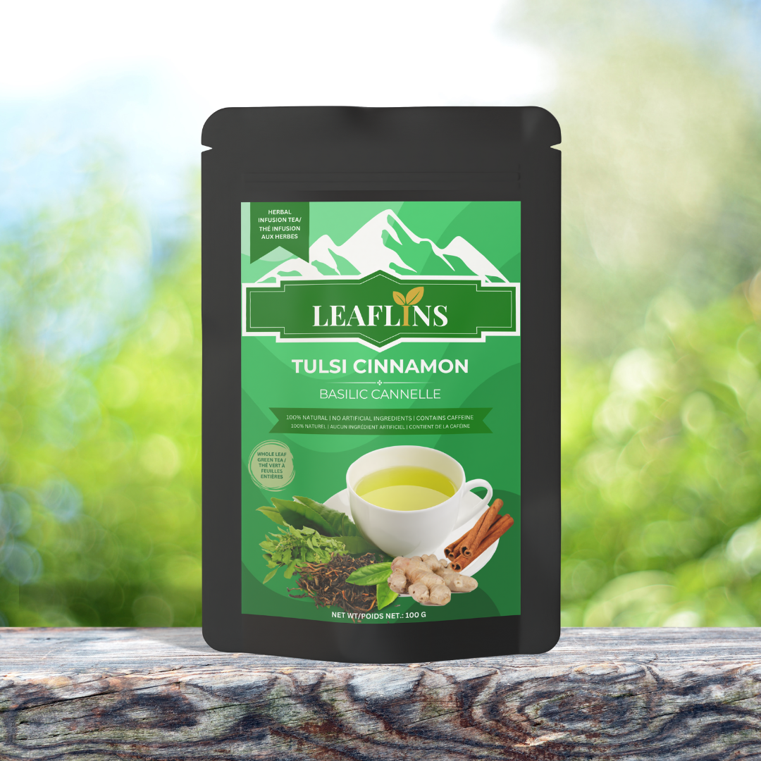 Tulsi Cinnamon Green Tea (Premium Loose Leaf)
