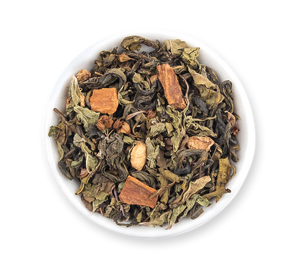 Tulsi Cinnamon Green Tea, 100g Loose Leaf (50+Cups)