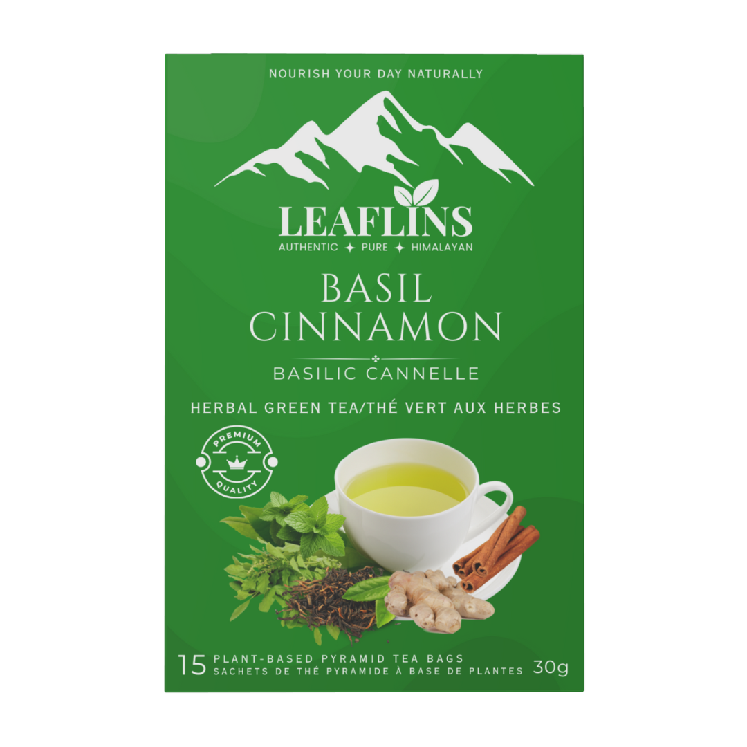 Basil Cinnamon Green Tea Bags
