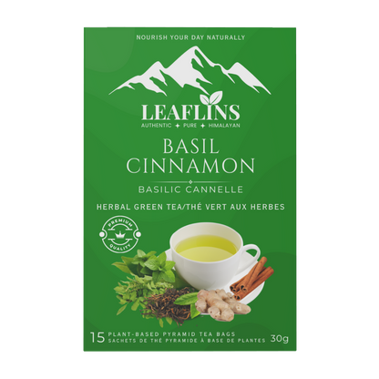 Basil Cinnamon Green Tea Bags