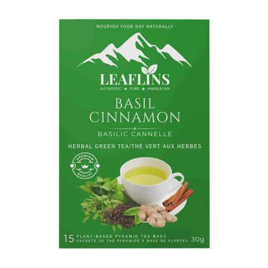 Basil Cinnamon Green Tea Bags