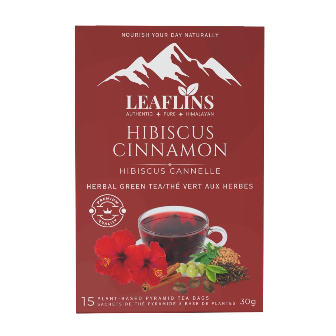 Hibiscus Cinnamon Green Tea Bags