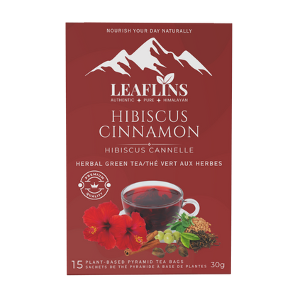 Hibiscus Cinnamon Green Tea Bags
