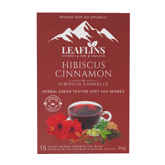 Hibiscus Cinnamon Green Tea Bags