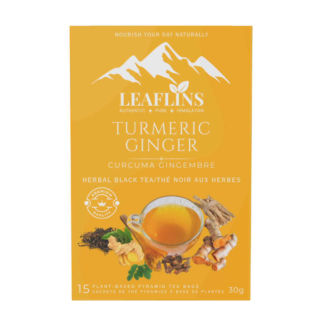 Turmeric Ginger Black Tea Bags