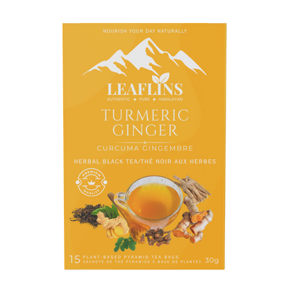 Turmeric Ginger Black Tea Bags