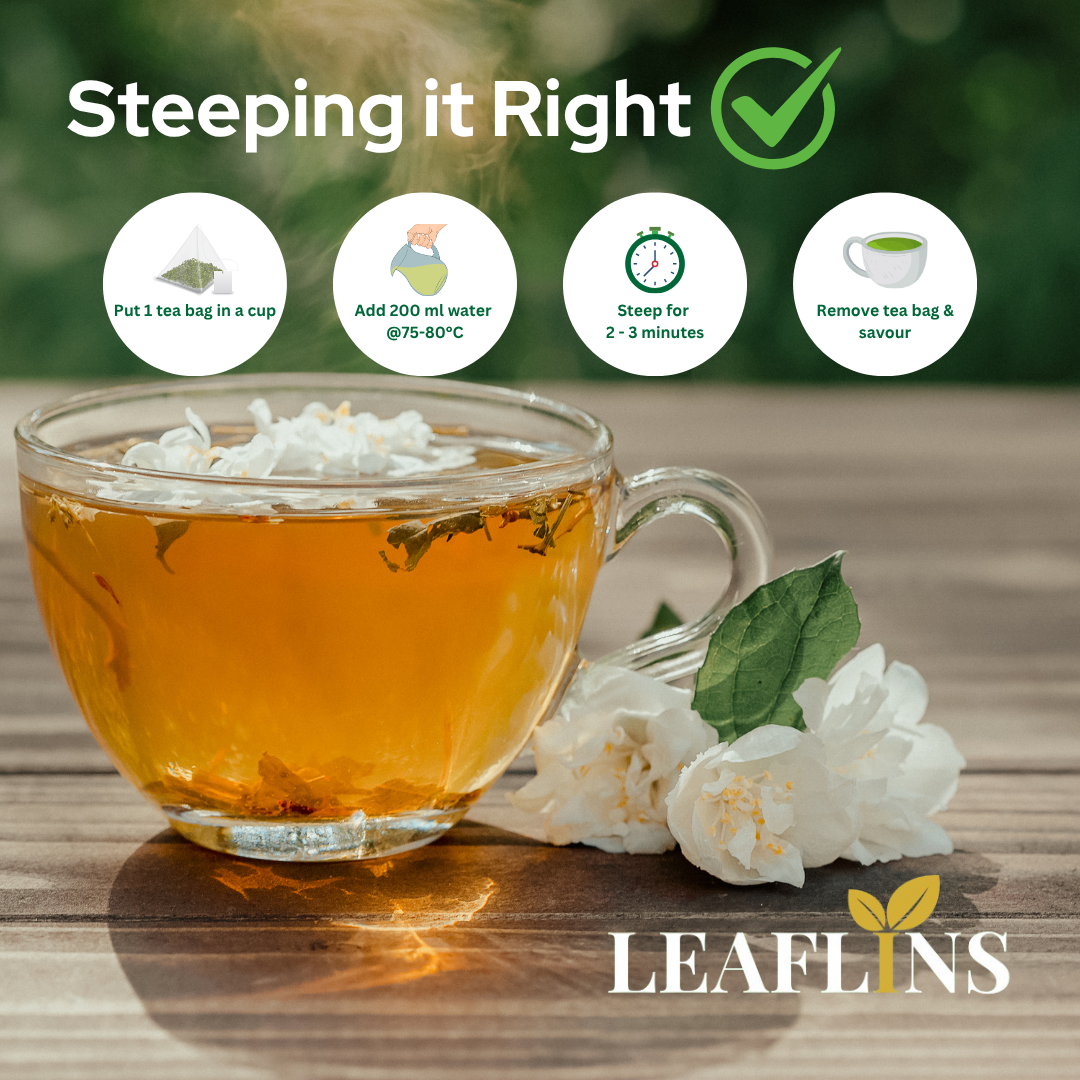 Basil Cinnamon Green Tea Bags