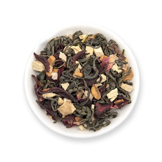 Hibiscus Cinnamon Green Tea Bags Leaflins Tea
