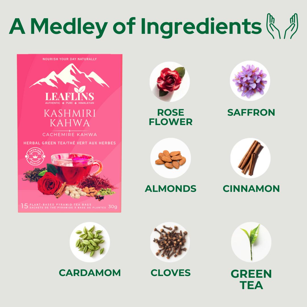 Kashmiri Kahwa Green Tea Bags