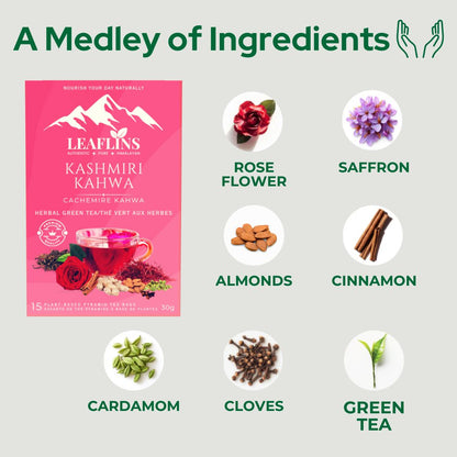 Kashmiri Kahwa Green Tea Bags