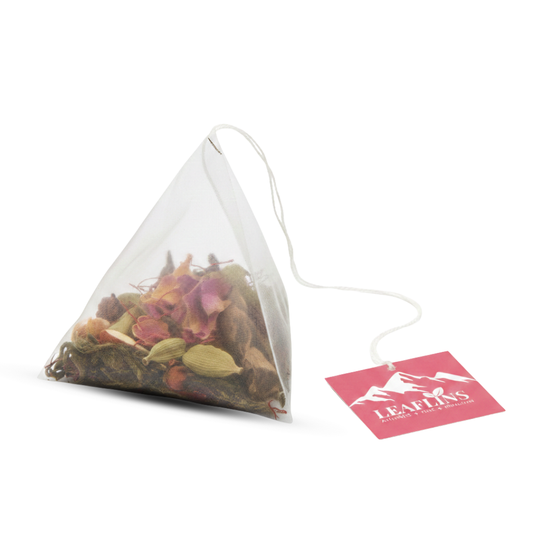 Kashmiri Kahwa Green Tea, 15 Pyramid Tea Bags (Pack of 2 | 30 Cups)