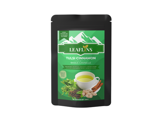 Tulsi Cinnamon Green Tea (Premium Loose Leaf)
