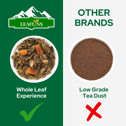 Tulsi Cinnamon Green Tea, 100g Loose Leaf (50+Cups)