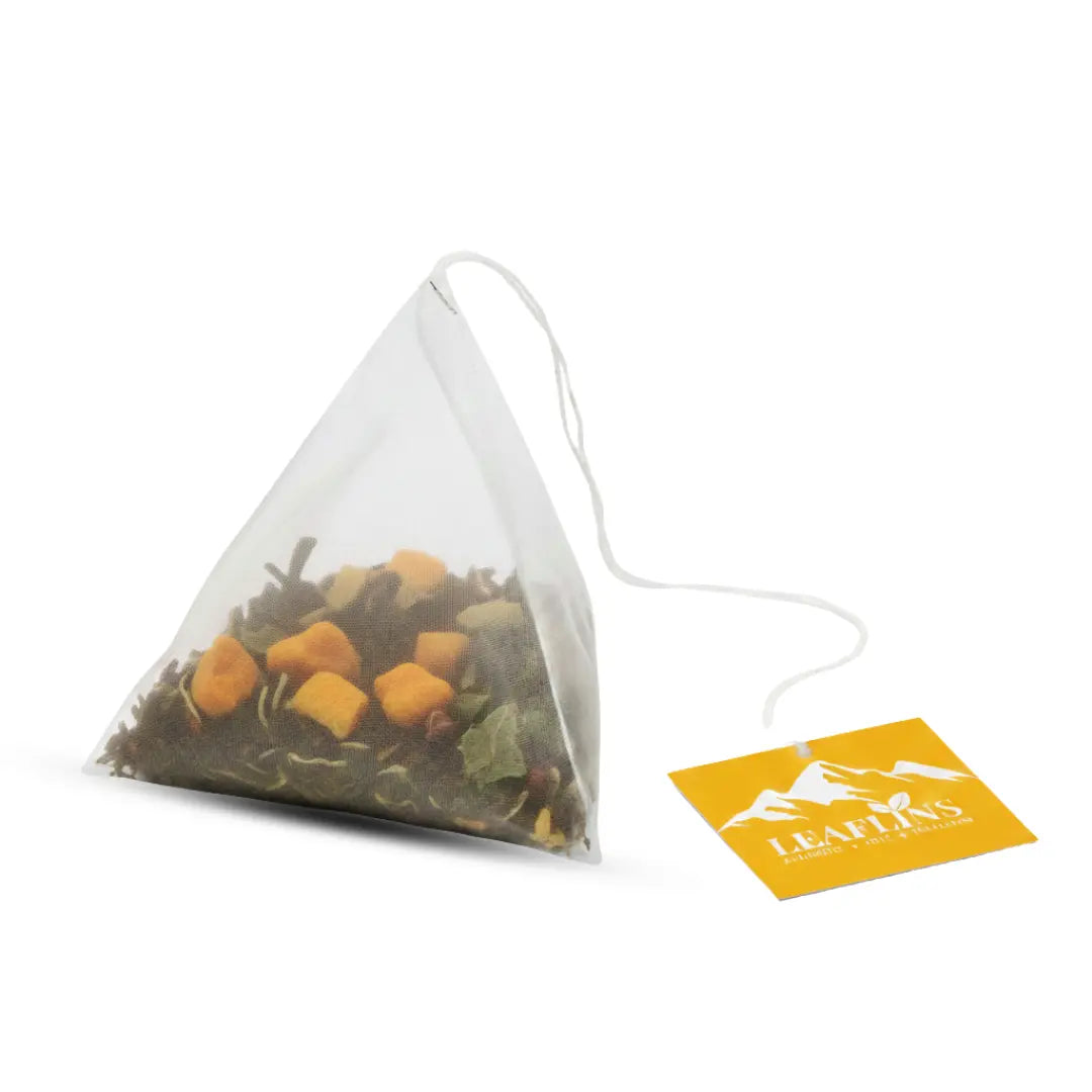 Turmeric Ginger Black Tea Bags Leaflins Tea